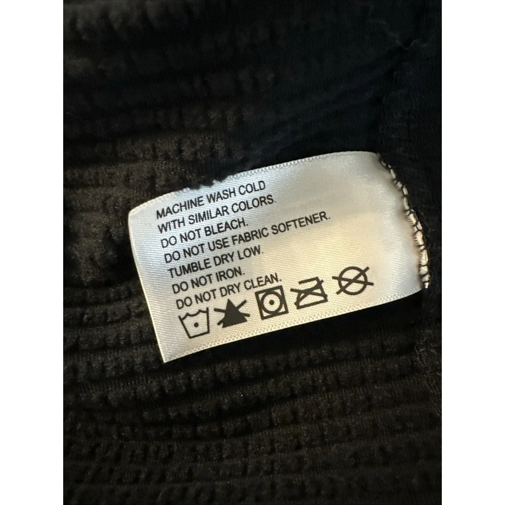 Orvis Horseshoe Hills Quarter‑Zip Fleece Pullover Men XL Black Outdoor Casual